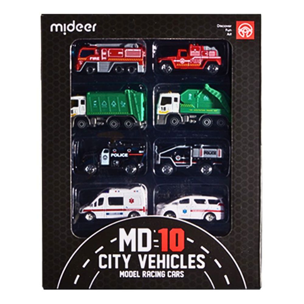 Mideer - Alloy City Vehicles Collection - 10pcs