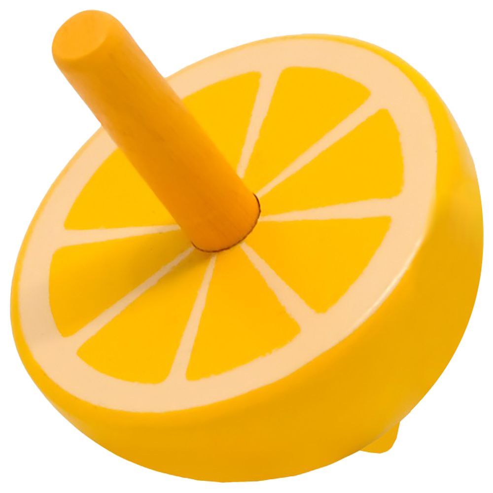 MiDeer - Wooden Spinning Top - Lemon