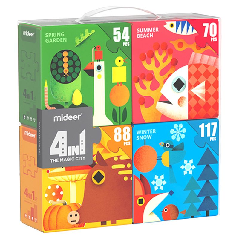 Mideer - 4-in-1 Seasons Puzzle