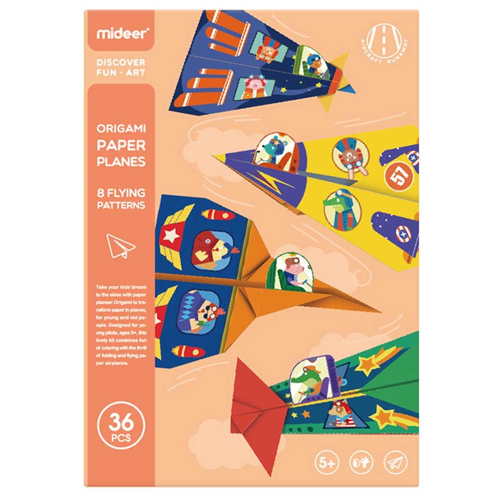 Mideer - Origami Kit Paper Planes 36pcs