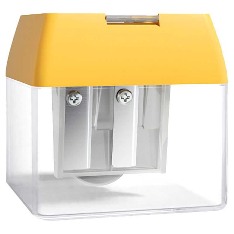 Mideer - 3-Hole Sharpener w/ Tub - Yellow