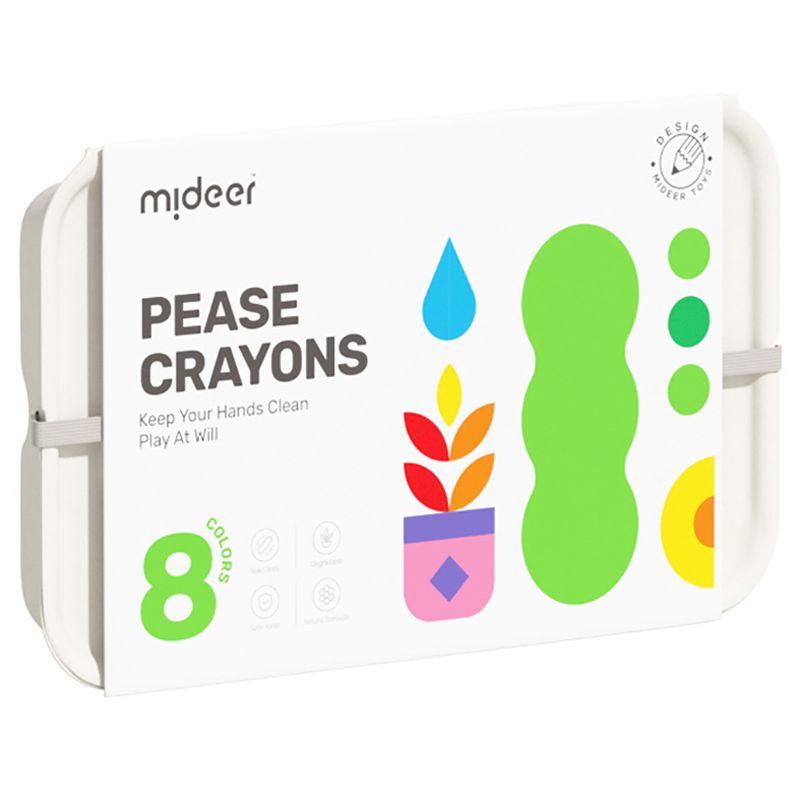 Mideer - Pease Crayons - 8 Colors