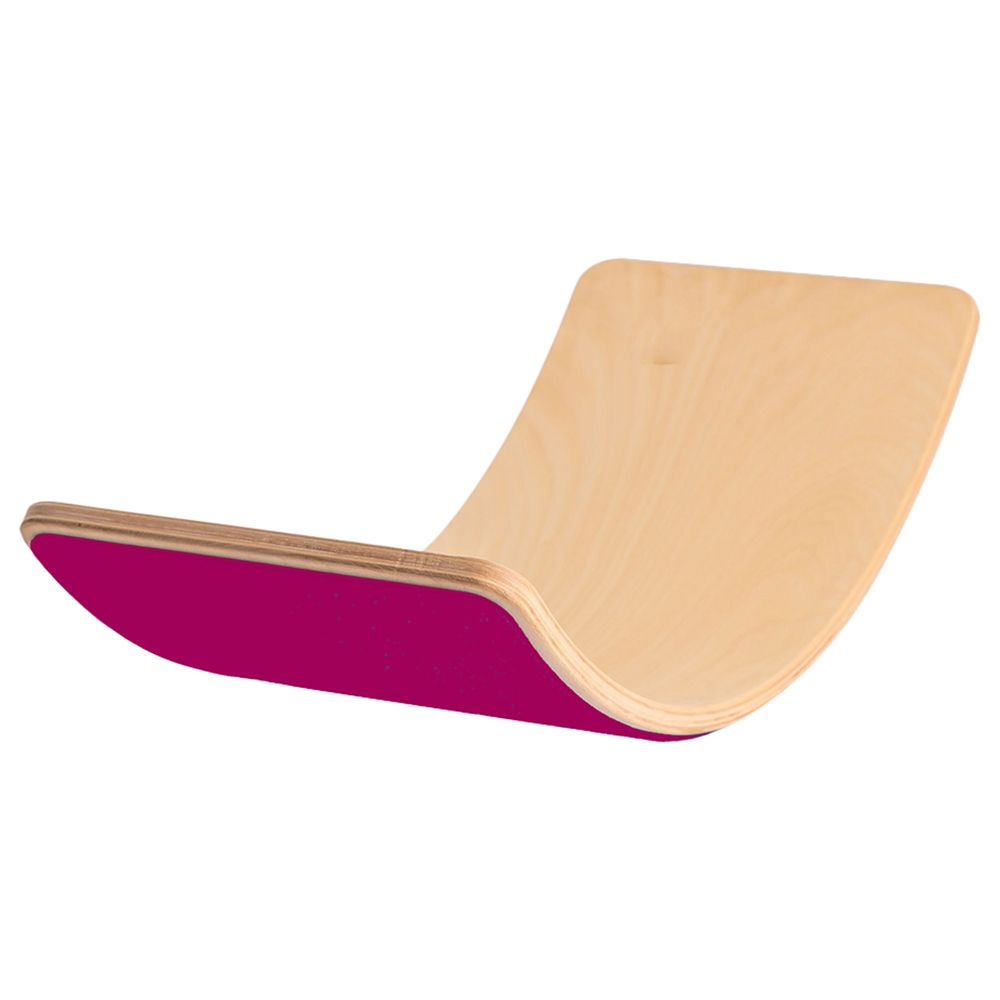 Lovely Baby - Wooden Balance Board - Dark Pink