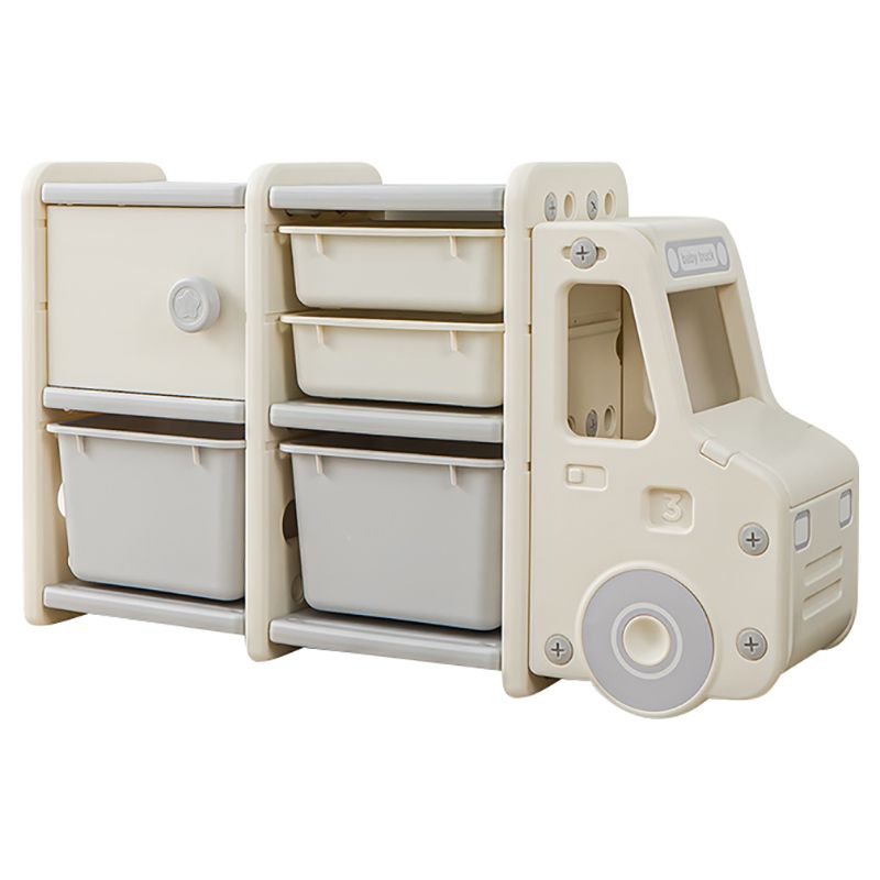 Lovely Baby - Storage Rack Truck - White