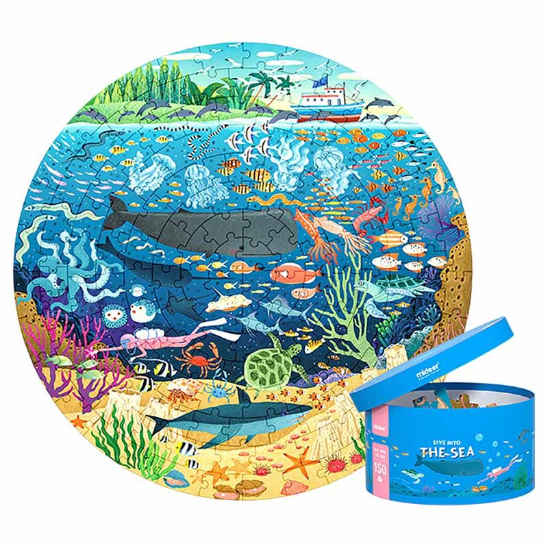 Mideer - Dive Into The Sea - Circular Puzzle 150Pcs