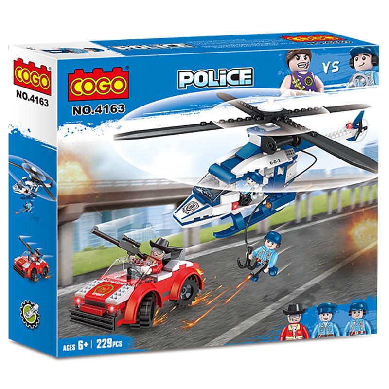 Cogo - Police Pursuit Building Blocks - 229pcs