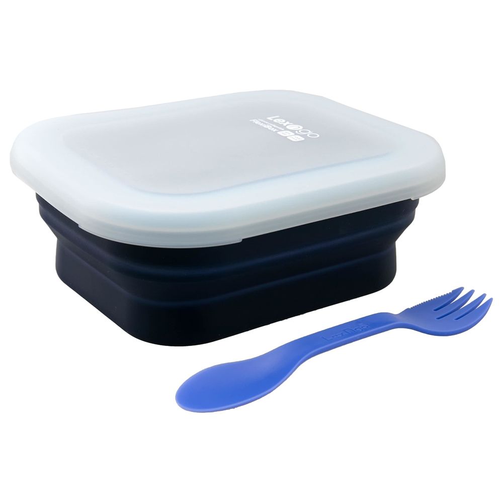 Lexngo - Silicone Collapsible Flexi Box - Medium - Blue