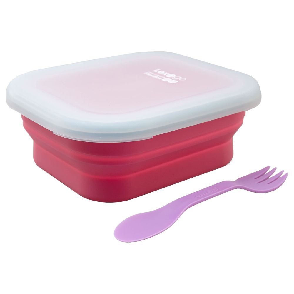 Lexngo - Silicone Collapsible Flexi Box - Medium - Pink