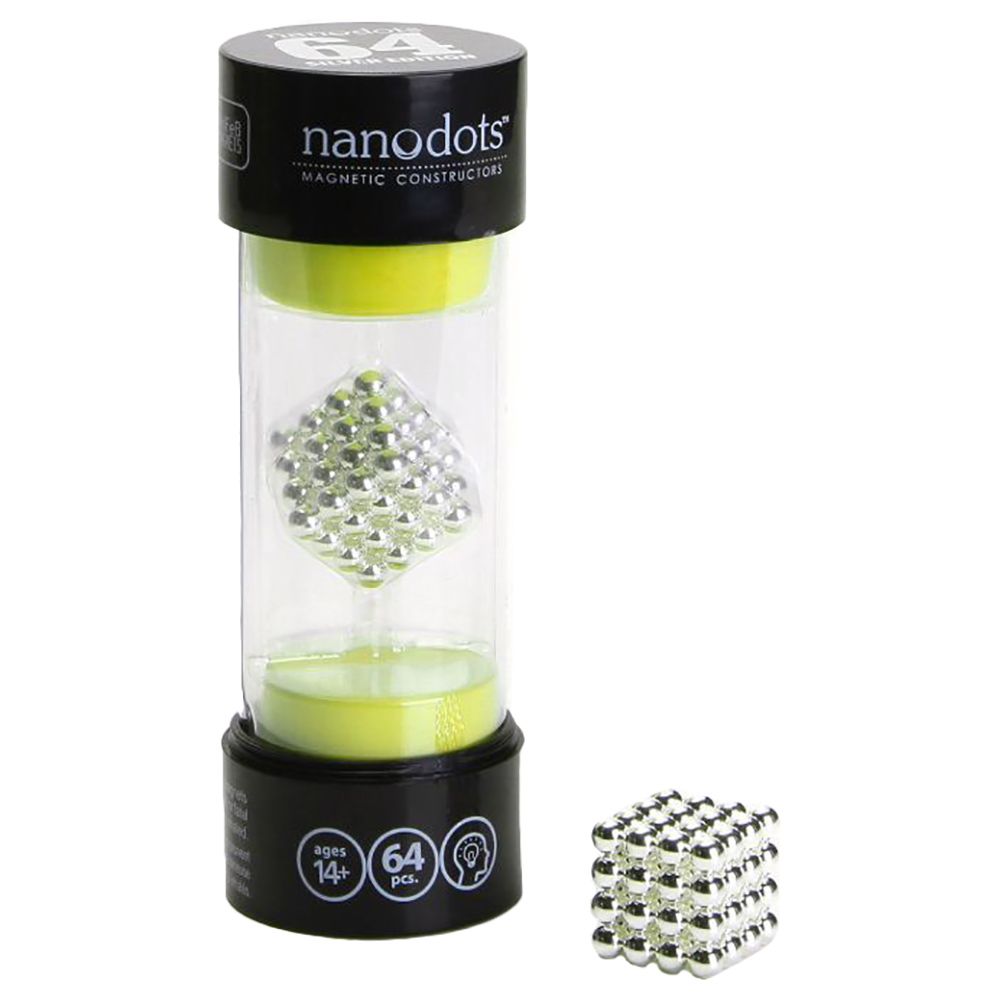 Nano Magnetics - Nanodots 64 Silver Magnetic Dots