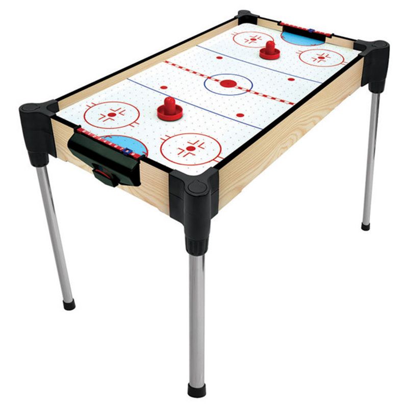 MA - 27" Wood Tabletop Air Hockey With Elevated Surface