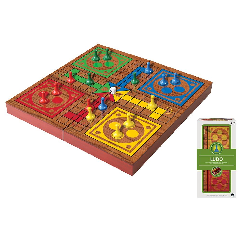 Merchant Ambassador - Folding Wood Ludo Set 