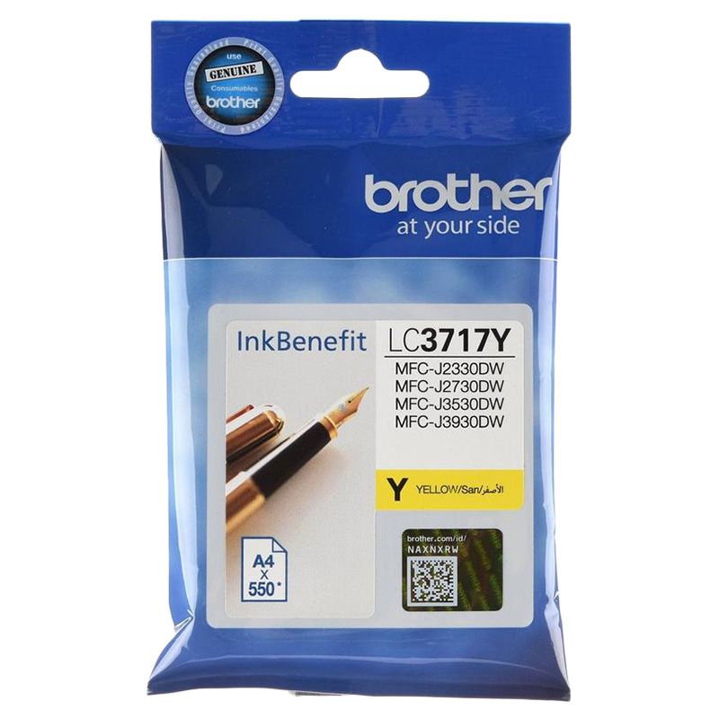 Brother - LC3717Y Yellow Printer Ink