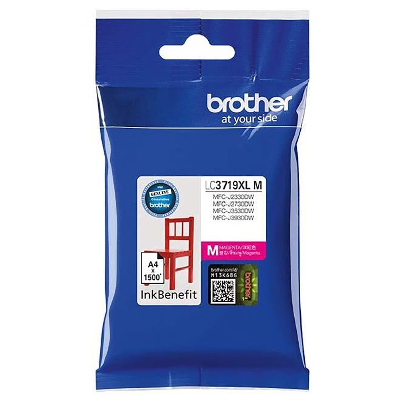 Brother - High Yield Ink Cartridge LC3719XLM - Magenta