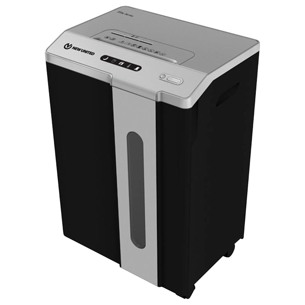 New United - ET-20C Cross Cut Shredder Machine - Black