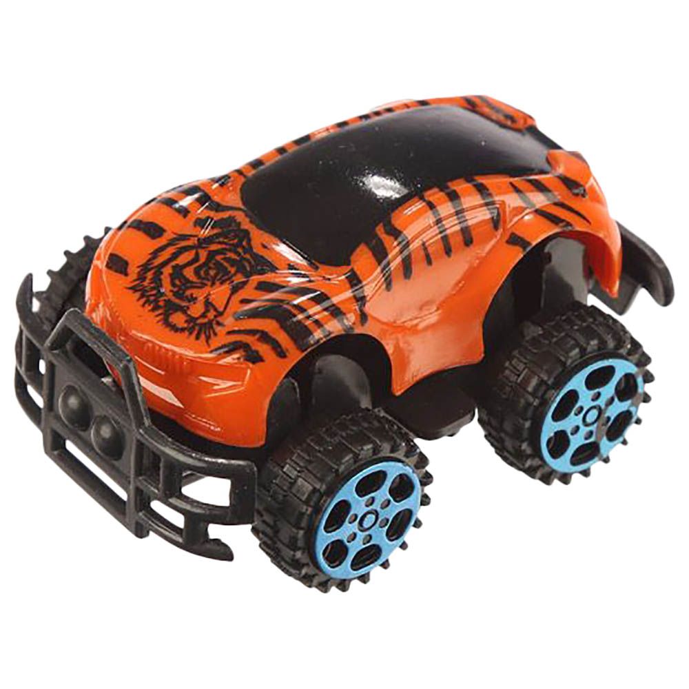 Puckator - Mini Jungle Pull Back Car - Orange