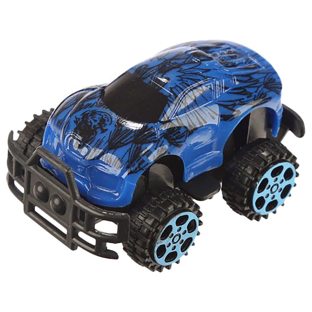 Puckator - Mini Jungle Pull Back Car - Blue