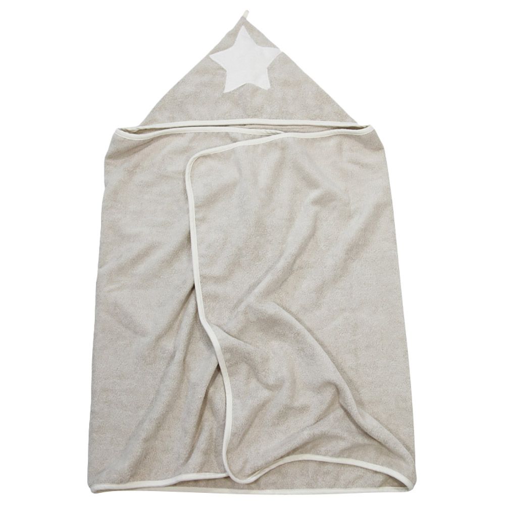 Tiny Star - Bamboo Towel - Beige