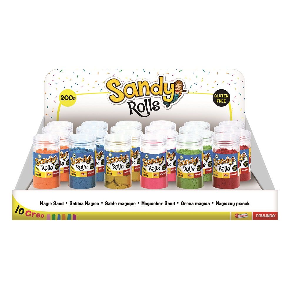 Lisciani - Sandy Rolls Stem Toy 200g - Assorted 1pc