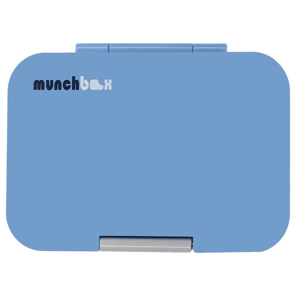 Munchbox - 3 Compartment Munchi Snack Box - Blue Storm