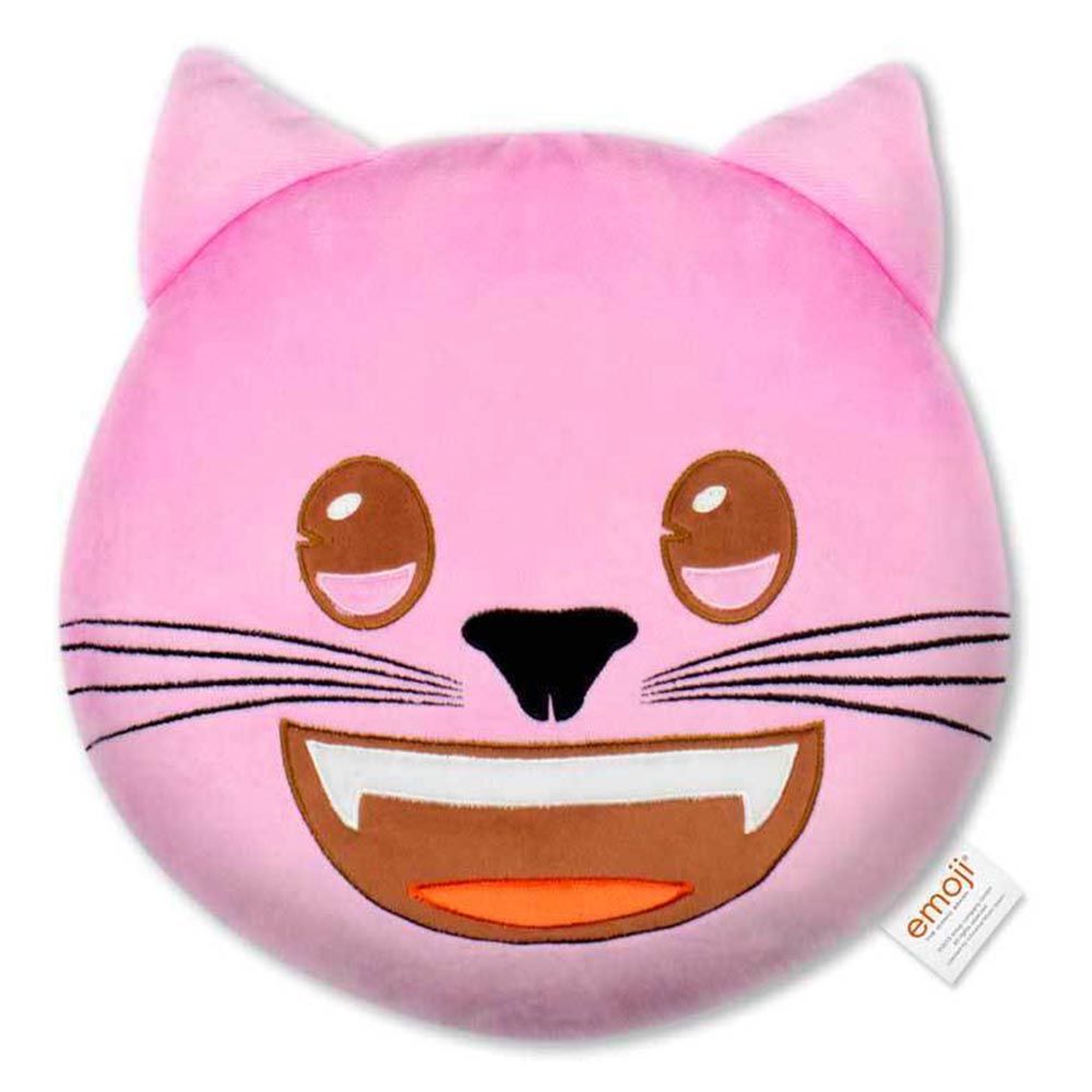 emoji - Pillow Cat Embroidered - Pink