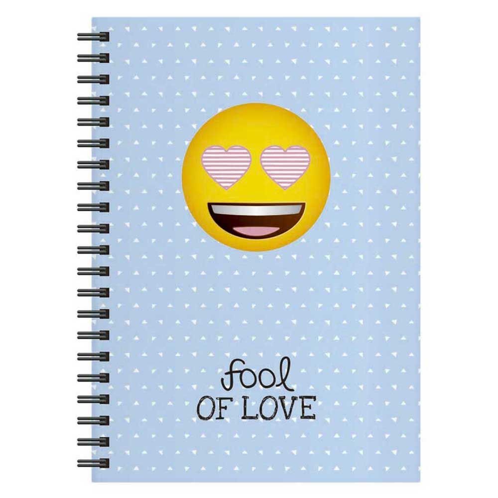 emoji - Fool of Love A4 Notebook