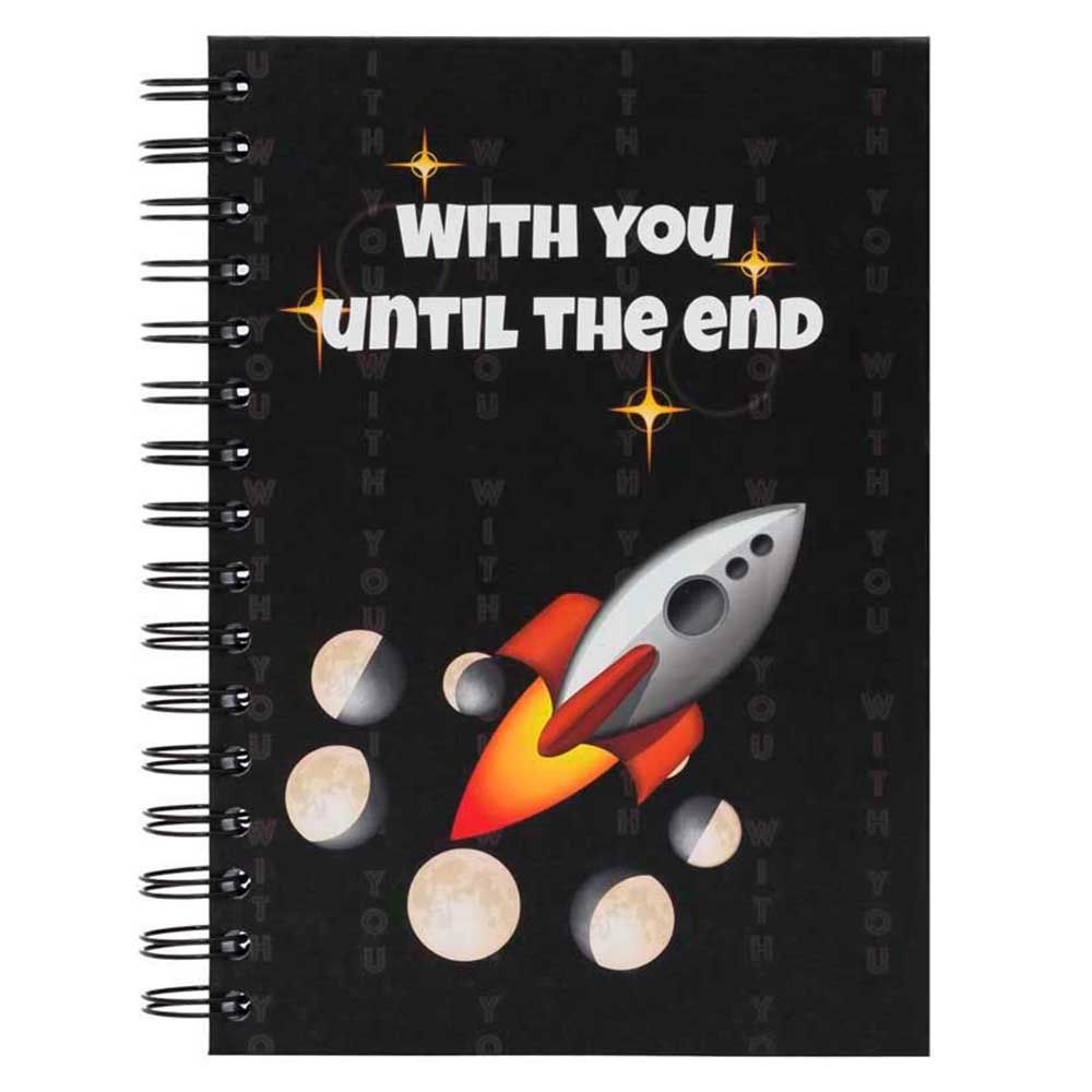 emoji - With You Until The End A5 Notebook