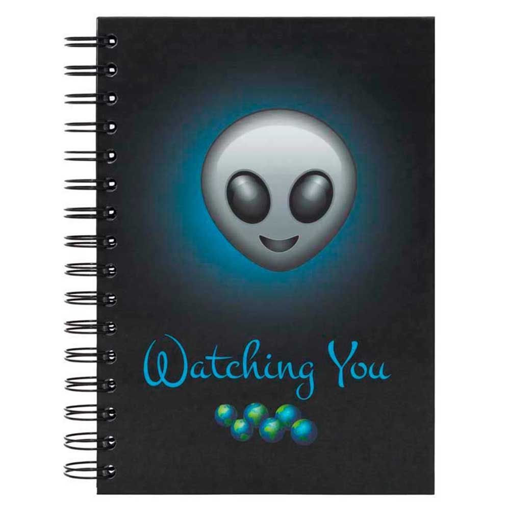 emoji - Watching You A5 Notebook