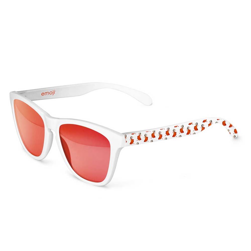 emoji - Sunglasses Flamenca - White & Red