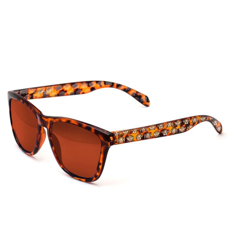 emoji - Sunglasses Monkey Tortoise - Brown