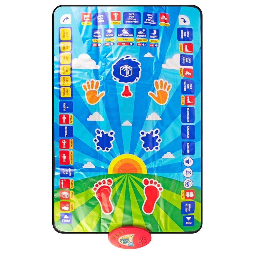 UKR - 7 Languages Educational Prayer Mat For Boys - 73x114 cm