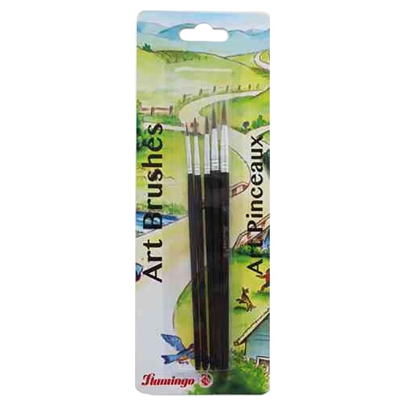 UKR - Paint Brush - Black/Silver - 5pcs