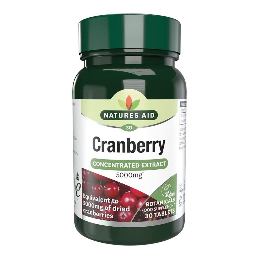 Natures Aid - 5000 Mg Cranberry - 30 Tablets