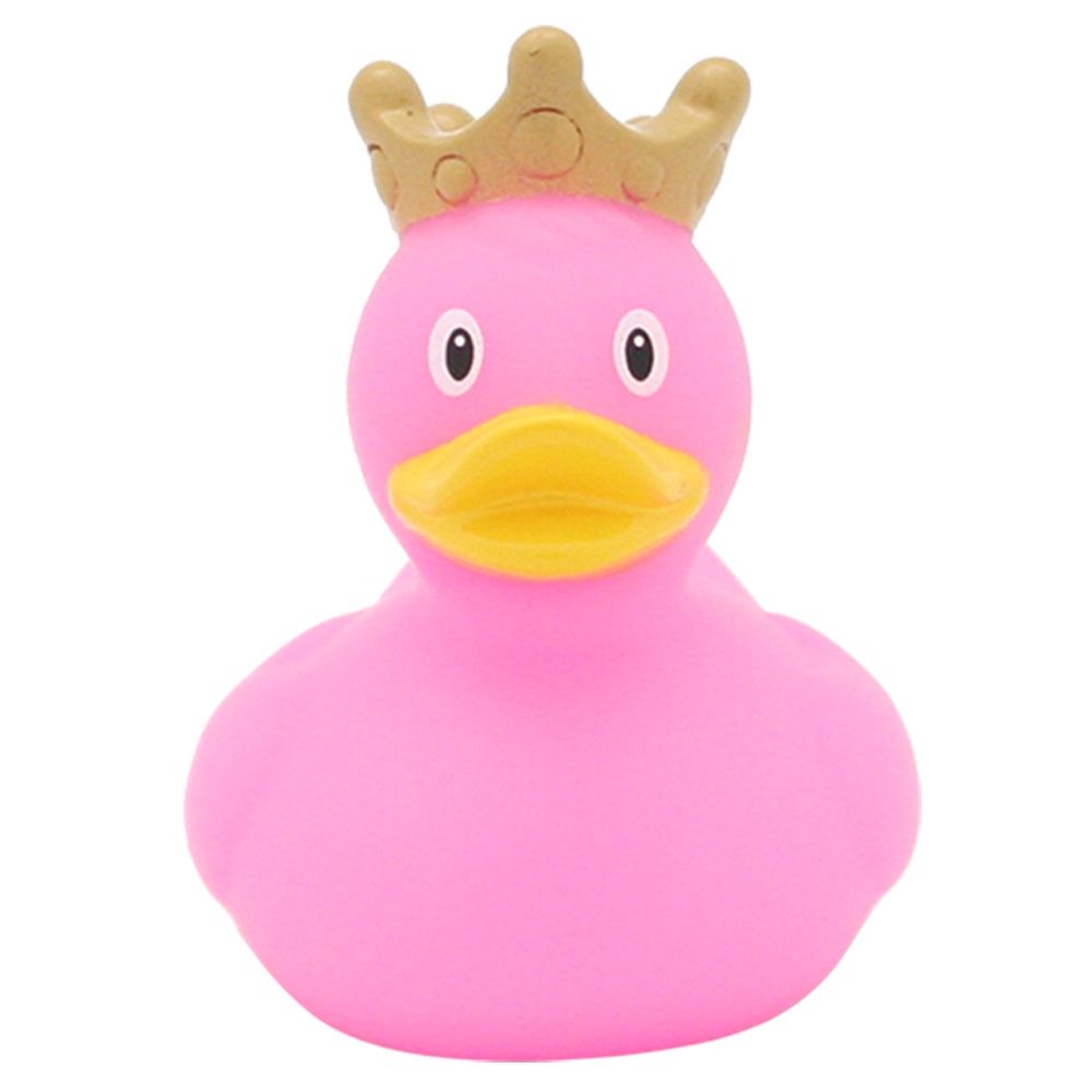 LILALU - Mini Rubber Duck w/ Crown - Pink