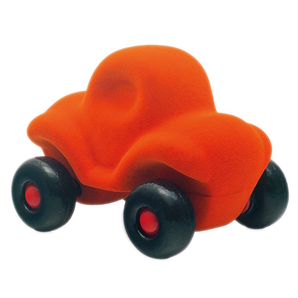 Rubbabu - The Little Run Along Car - Orange