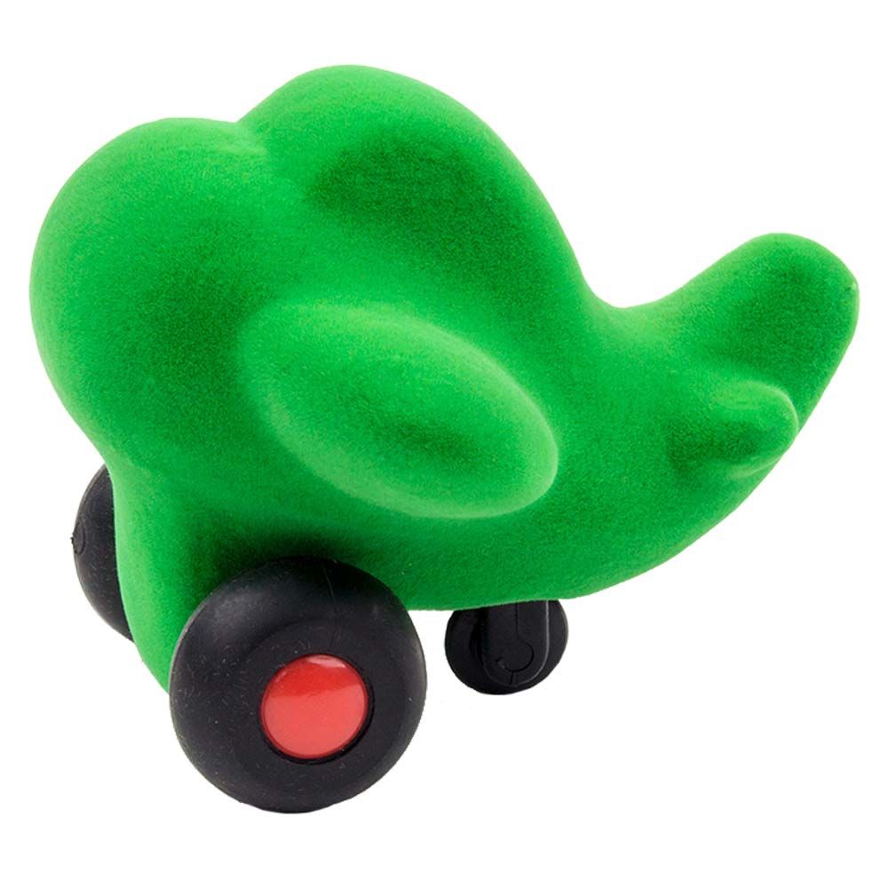 Rubbabu - Charles the Little Airplane 5" - Green