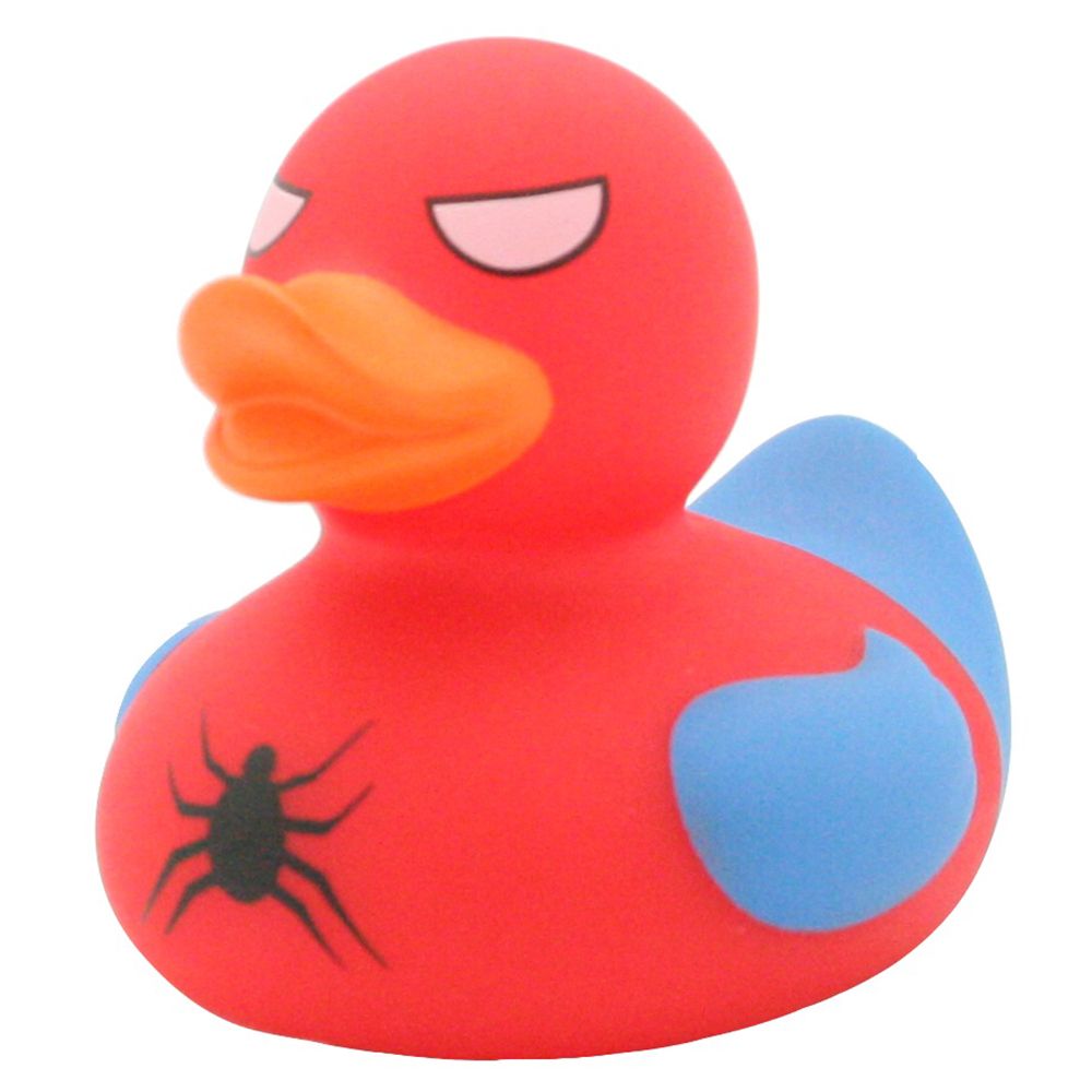 LILALU - Spidy Rubber Duck - Red & Blue