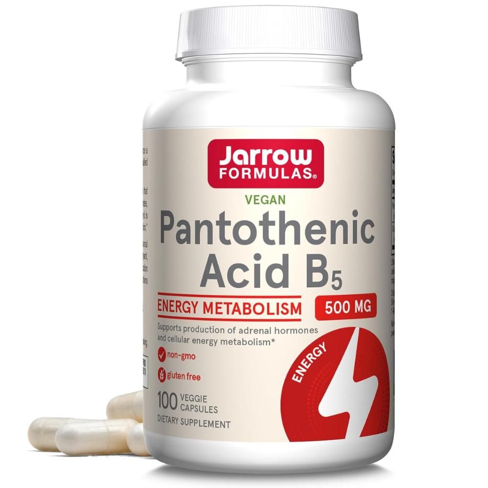 Jarrow - Formulas Pantothenic Acid B5 Veggie Caps 500MG 100's 