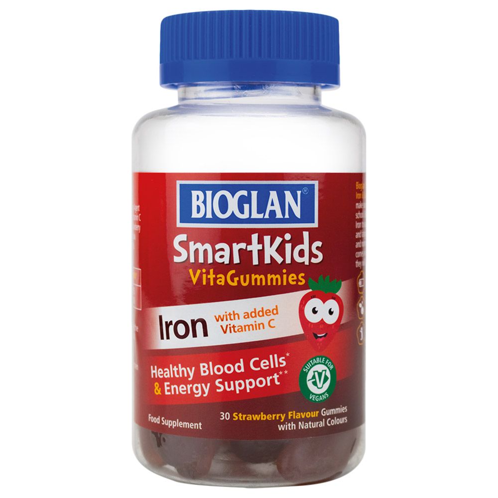 Bioglan - SmartKids Iron Gummies with Vitamin C 30'S