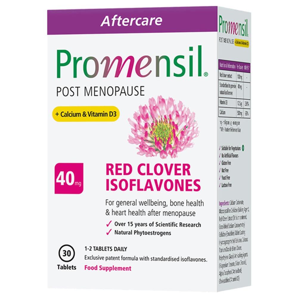 Promensil - Post Menopause Tablets Calcium & Vitamin D3 30'S