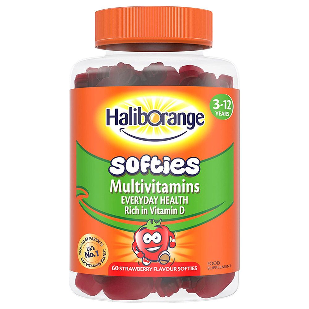 HalibOrange - KIds Multivitamin Softies Strawberry 60'S