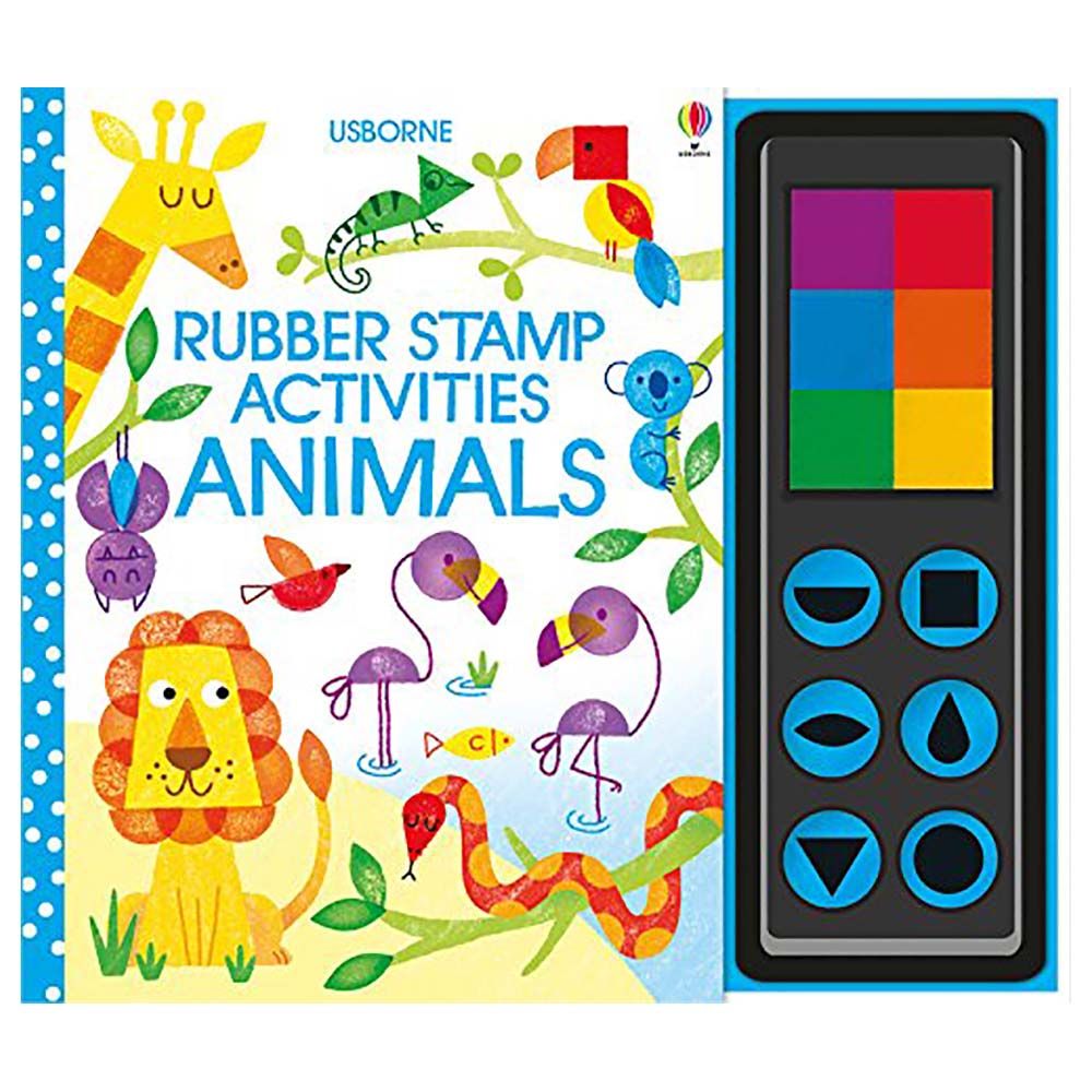 Usborne Books - Rubber Stamp Activities Animals