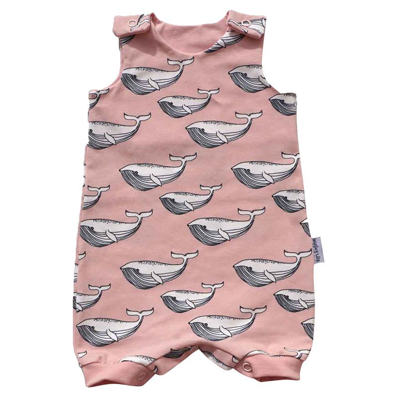 Vay's Kingdom - Romper Whale Pink