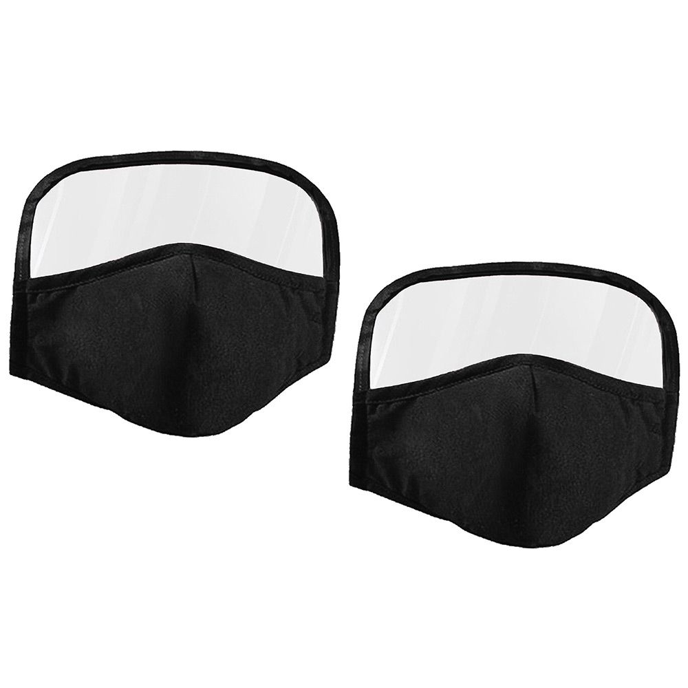 SunBaby Mask with Eye Shield-Black - Buy 1 Get 1