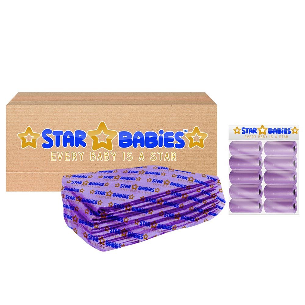 Star Babies - 20pcs Changing Mats, Scented Bag - Lavender