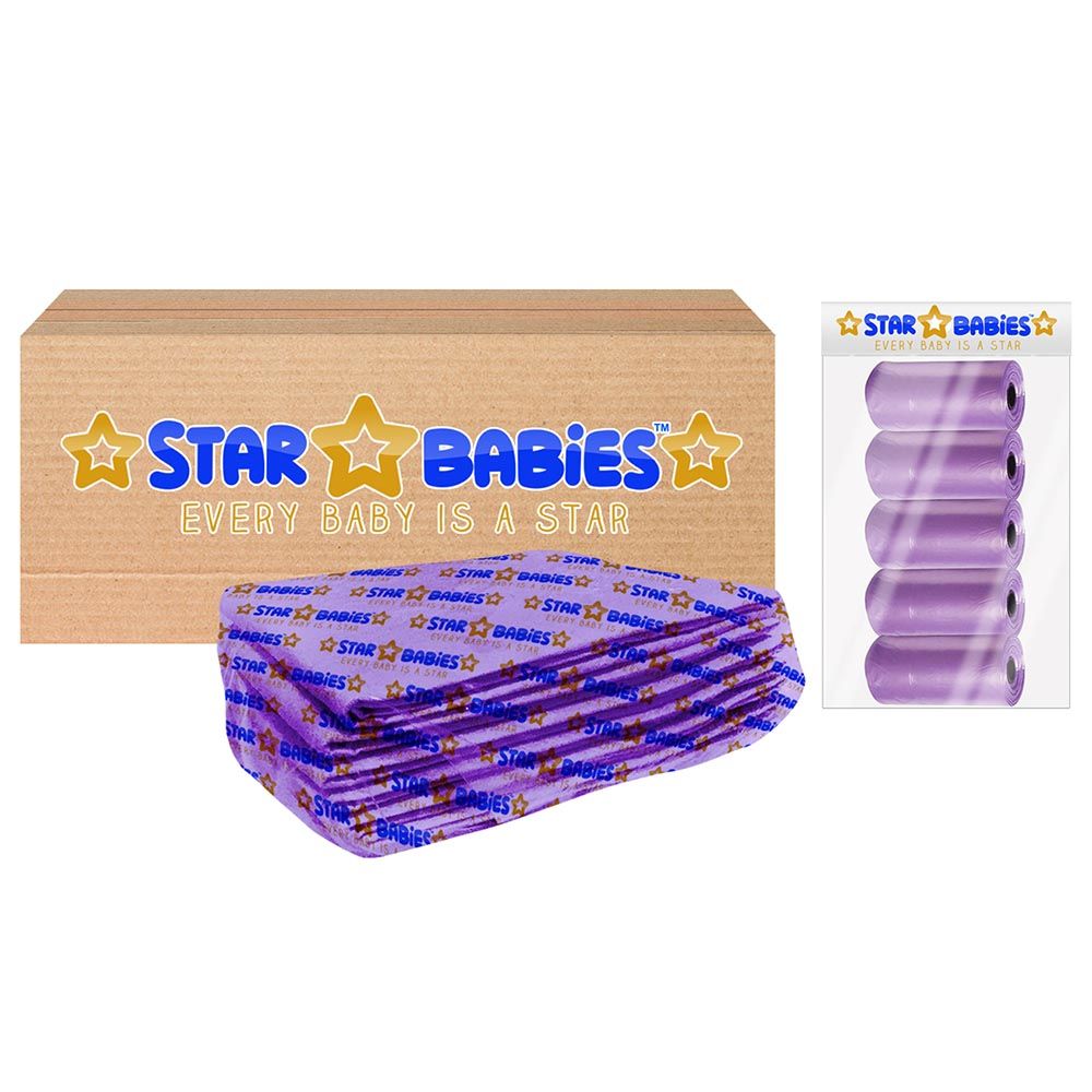 Star Babies - 15pcs Changing Mats, Scented Bag - Lavender