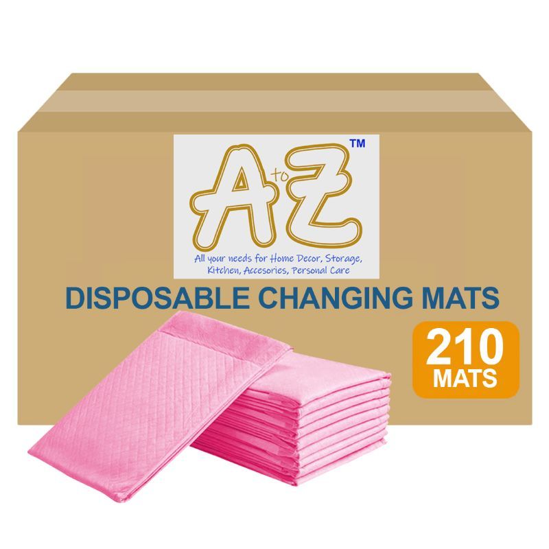 A to Z - Disposable Changing mats (45x60cm) Large, Pack Of 210 - Pink