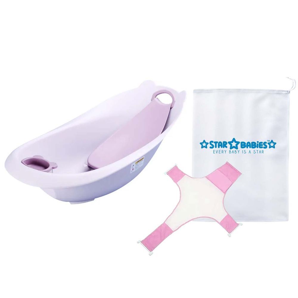 Star Babies - Stage Tub w/ Bath Support - Pack Of 2 - Pink