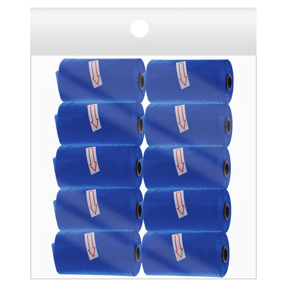 A to Z - Disposable Scented Bag 150pcs - Pack of 10 - Navy Blue