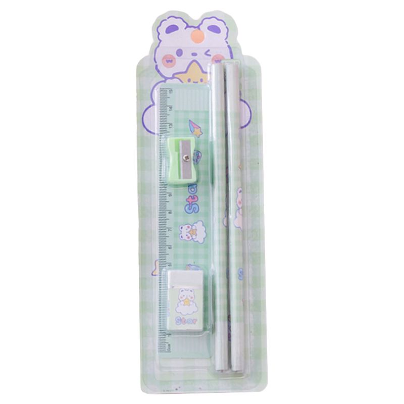 Star Babies - Star Stationery Set - Pack Of 5 - Green