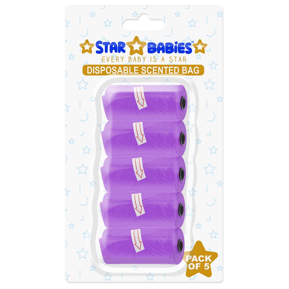 Star Babies - Scented Bag Blister - Pack of 5/75 Bags - Lavender